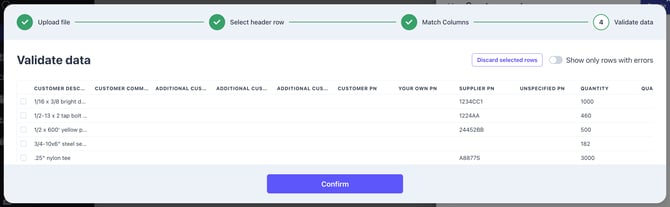 BoltWise Excel Validate